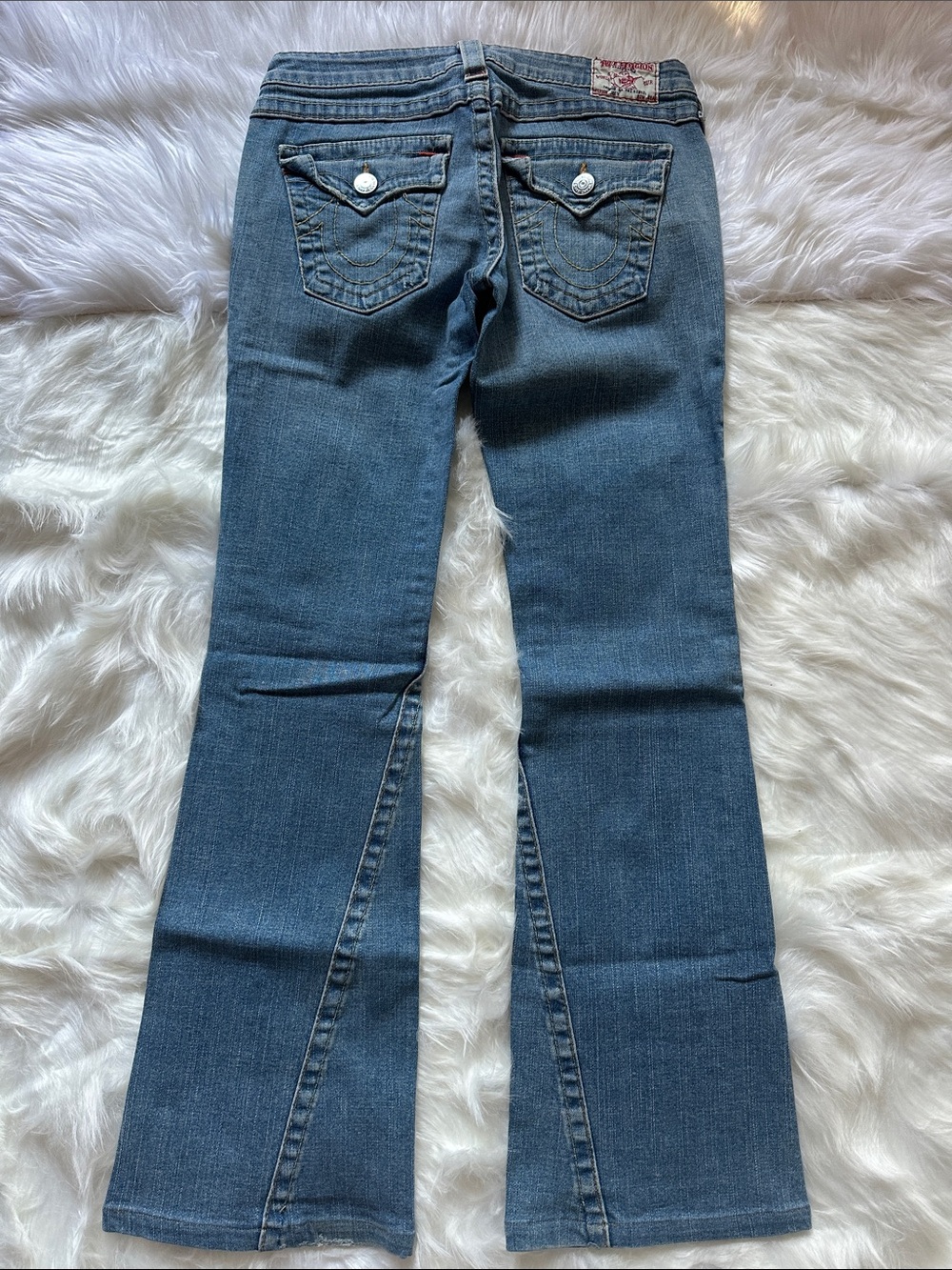 EUC True Religion Vintage Y2K Bootcut Jeans Size 29 Made in USA
